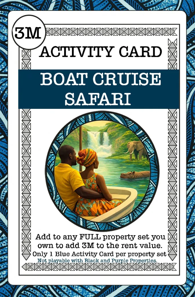 Boat Cruise Safari activity card from Mulodi Getaways