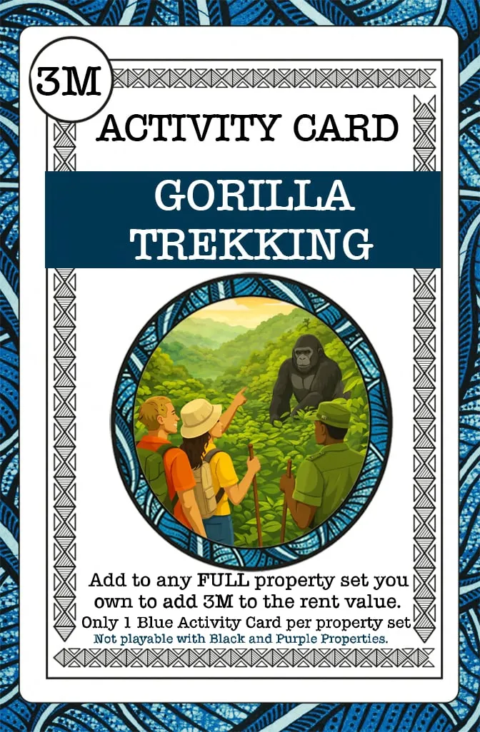 Gorilla Trekking activity card from Mulodi Getaways