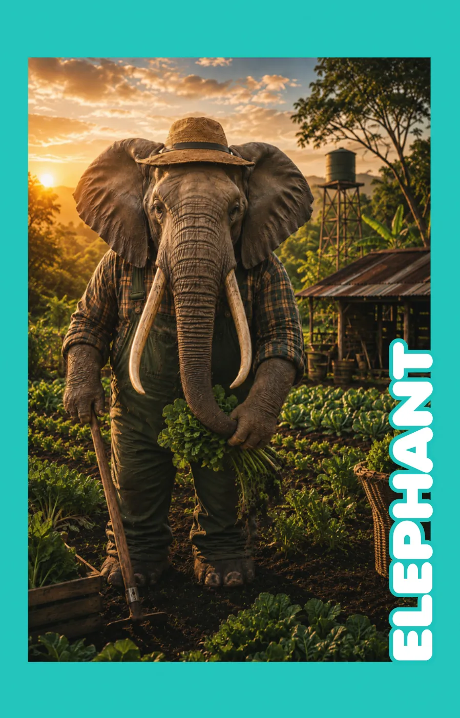 Elephant card from Jungle Politics