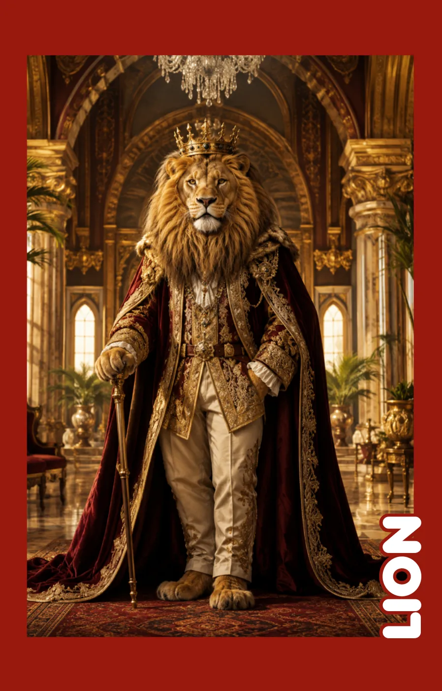 Lion card from Jungle Politics